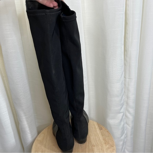Vince Camuto Black leather over the knee boots - Picture 4 of 7